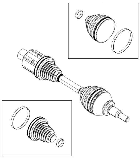 axle shaft front