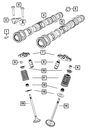 camshaft exhaust Lh