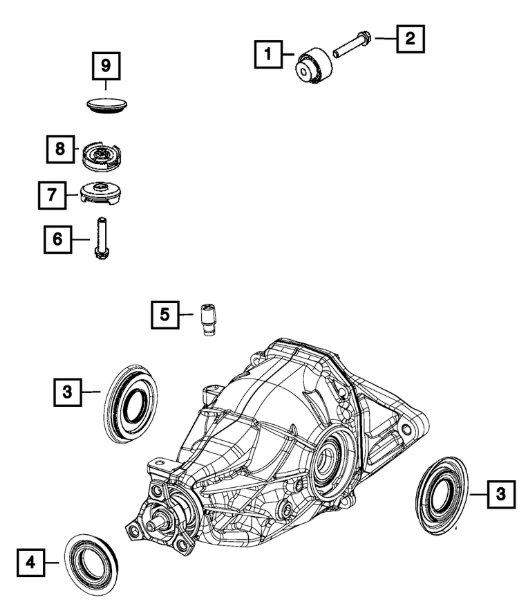 Differential Mounting Upper