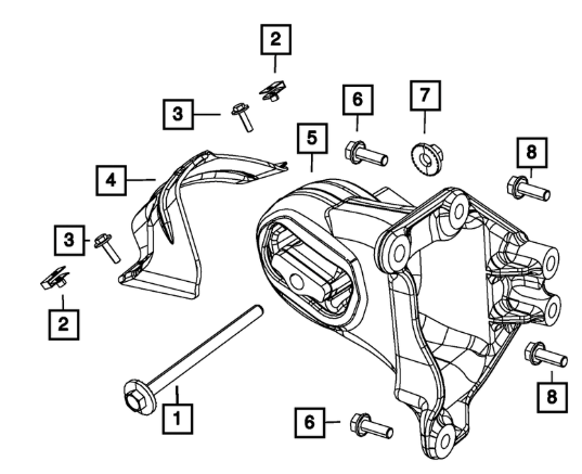 Engine Mounting LH