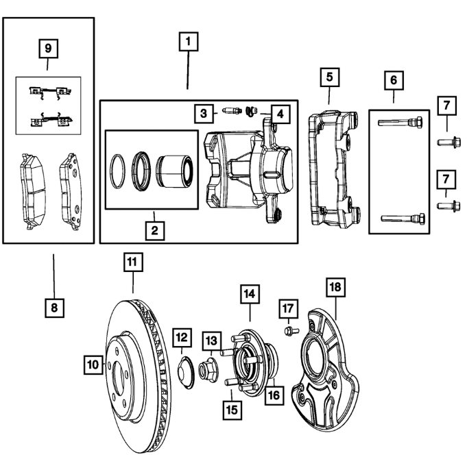 Front Brake Disk
