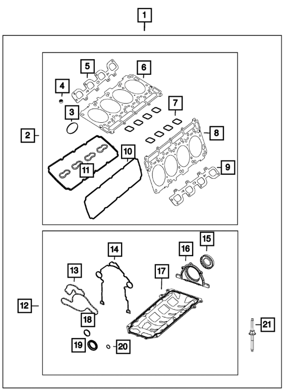 Gasket Exhaust Manifold LH