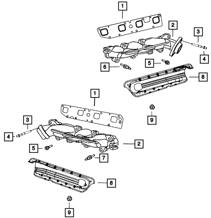 Gasket Exhaust Manifold RH