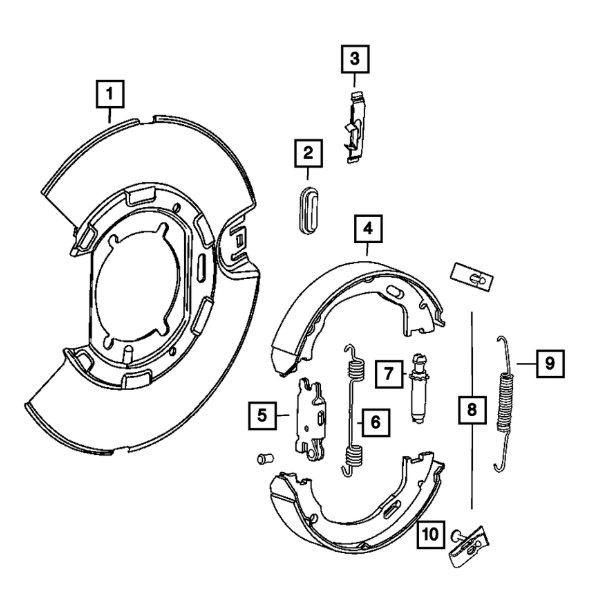 Hand Brake Shoe