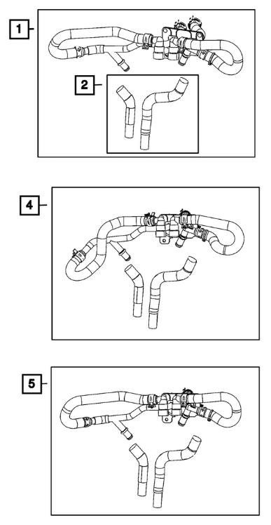 Heater Hose Supply & Return 