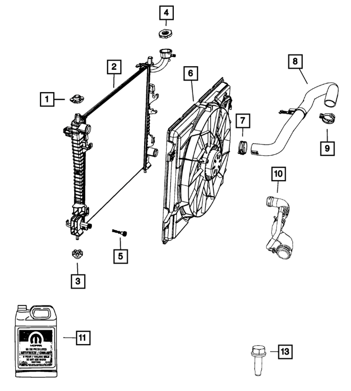 Radiator Hose Upper