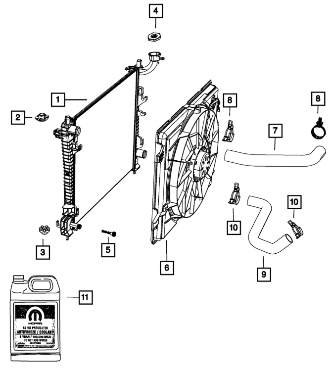 Radiator Hose Upper