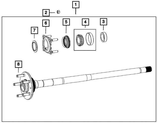 Rear Axle Bearing