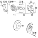 Rear brake disk